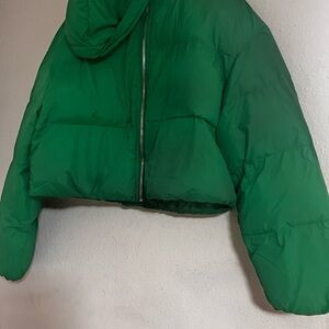 SHEIN Vibrant Green Outerwear